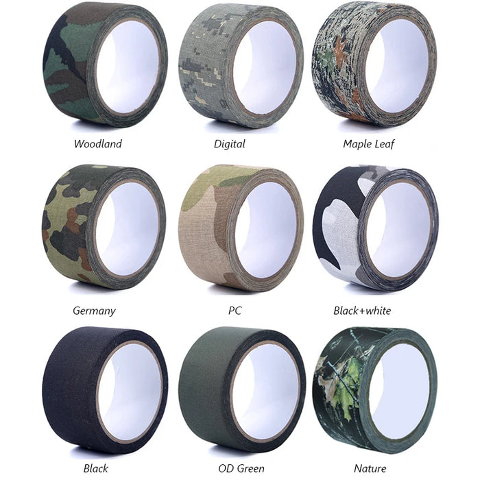 10M Duct Camping Camouflage Tape