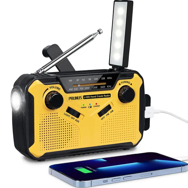 Portable Solar Radio and Power Source