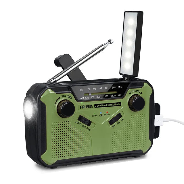 Portable Solar Radio and Power Source