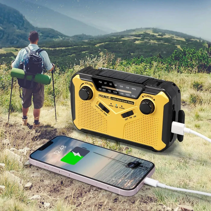 Portable Solar Radio and Power Source