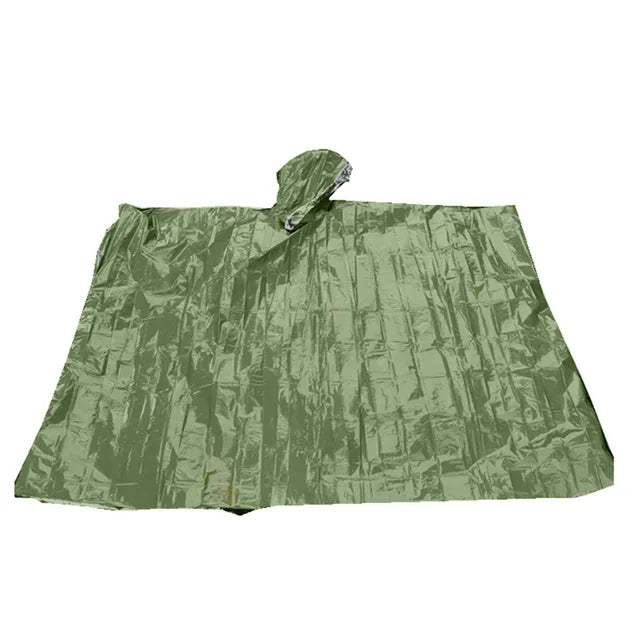 Disposable Aluminum Film Raincoat