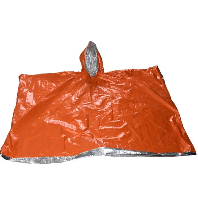 Disposable Aluminum Film Raincoat