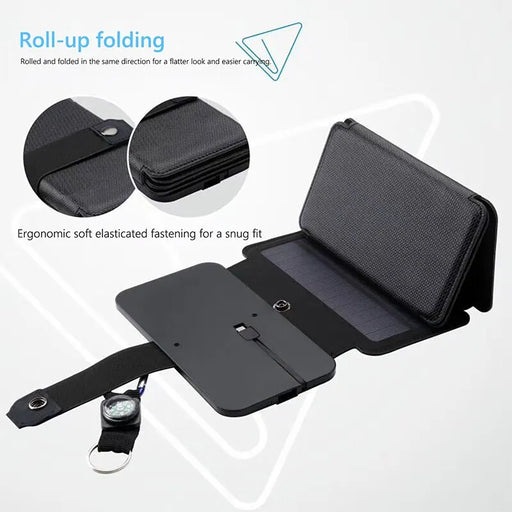 Multifunctional Foldable Solar Charging Panel