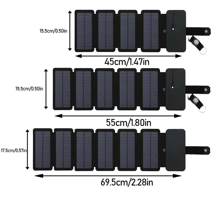 Multifunctional Foldable Solar Charging Panel