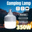 350W Portable Camping Lamp Battery Lantern Outdoor