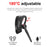 Walkie Talkie Wireless Hands-free PTT Bluetooth Headset