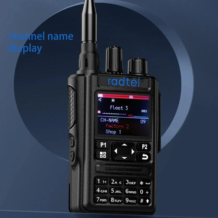 Air Band Walkie Talkie USB-C VOX SOS LCD Police Scanner Aviation