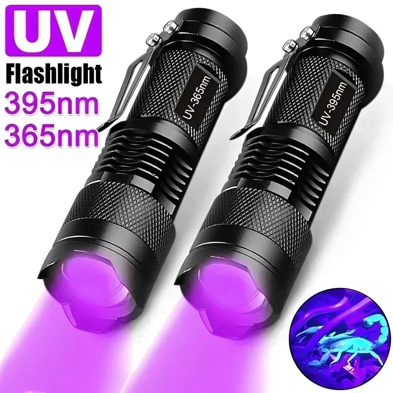 LED UV Flashlight  Ultraviolet Blacklight Scorpion  Ultra Violet