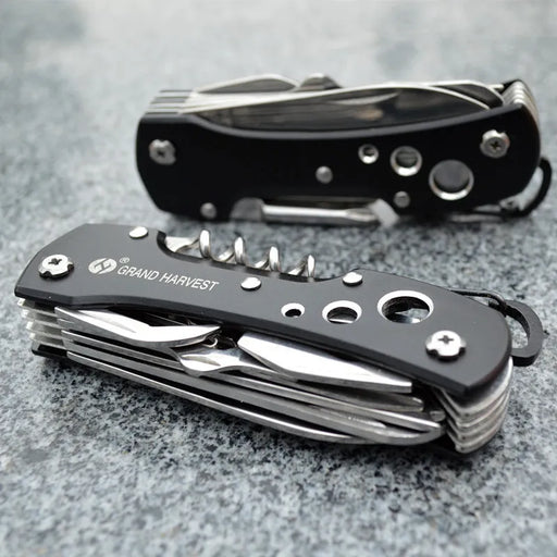 11 IN 1 Multi Tool Swiss Fold Army Edc Gear Knife