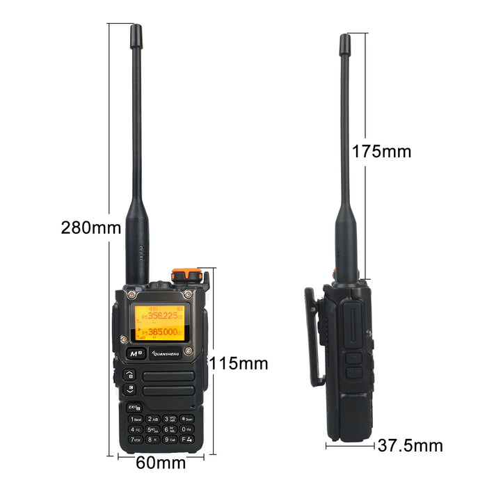 Quansheng Walkie Talkie Air Band DTMF Radio