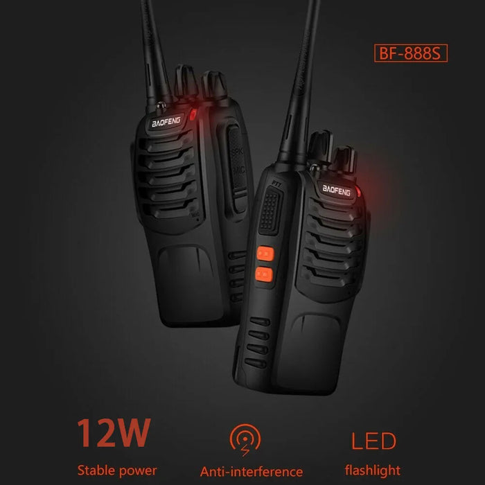 Baofeng BF-888S Walkie Talkie UHF  Transceiver USB