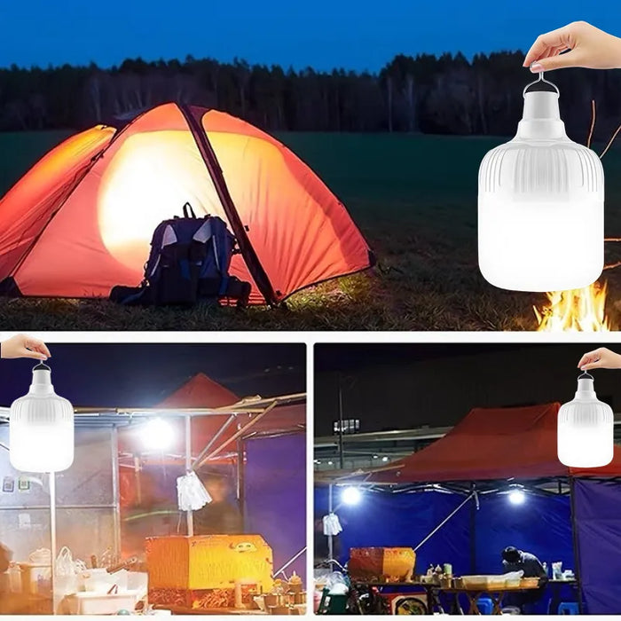 350W Portable Camping Lamp Battery Lantern Outdoor