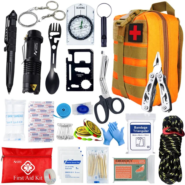 Survival Kit Camping Medical Bag